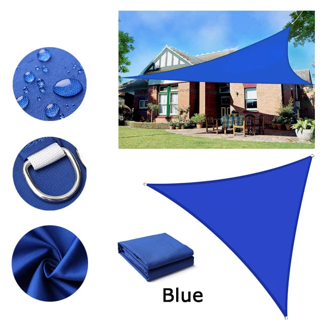 Voile d'Ombrage Triangle Imperméable Premium - dimensions
