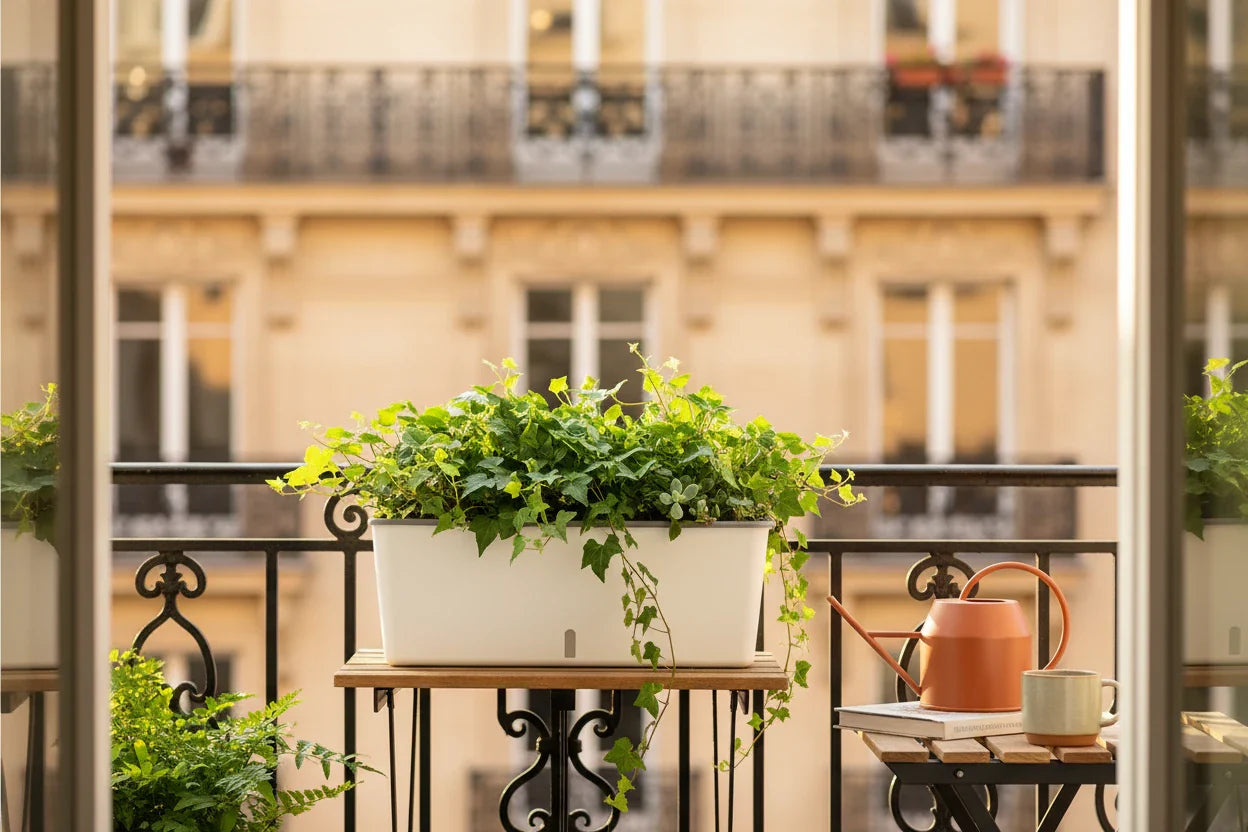Pots auto-arrosants et jardinières pour balcon