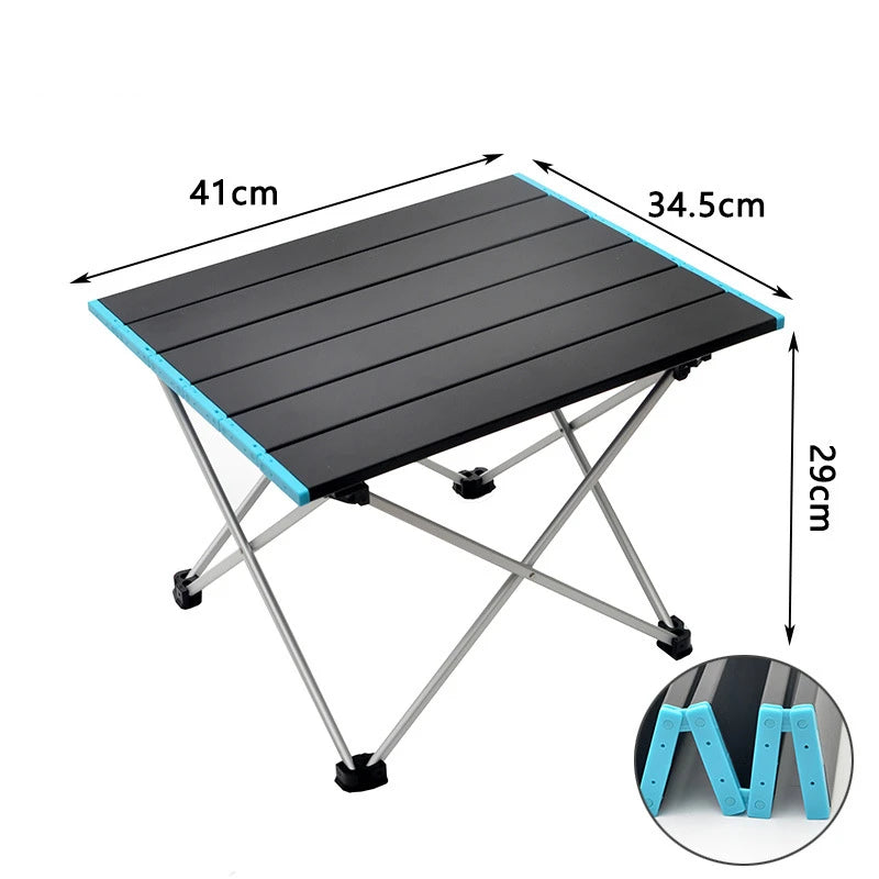 Table Pliante Ultra-Légère Outdoor — Compact - dimensions
