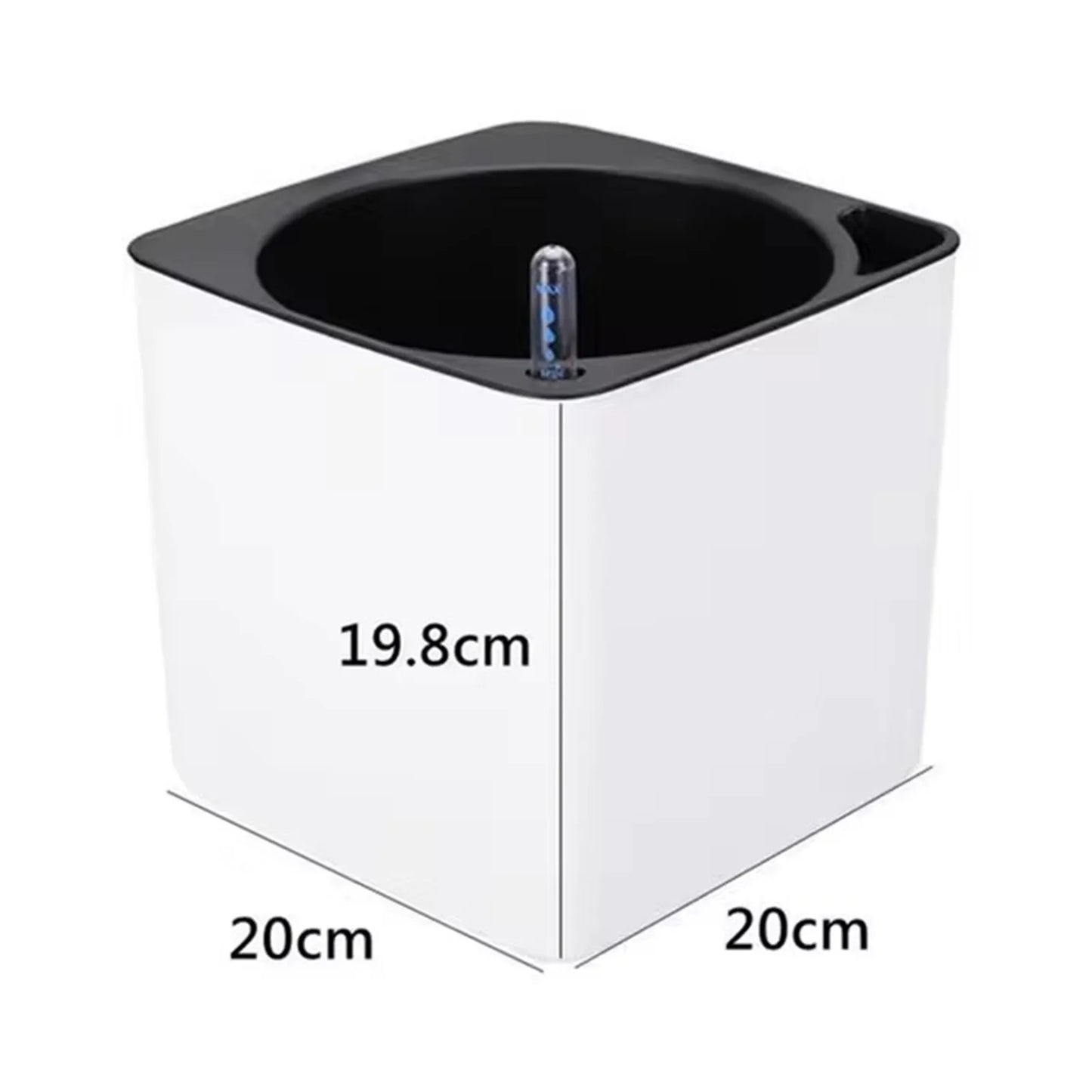 Pot Auto-Arrosant Élégant Blanc — Format Famille - photo 12