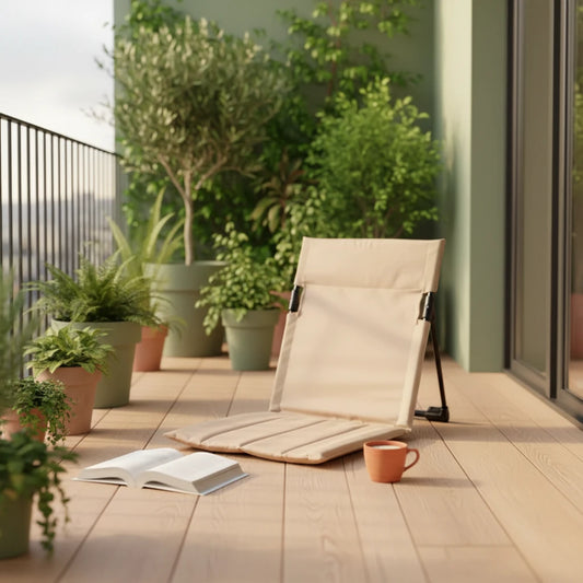 Chaise Pliante Lounge avec Coussin Confort - vue principale