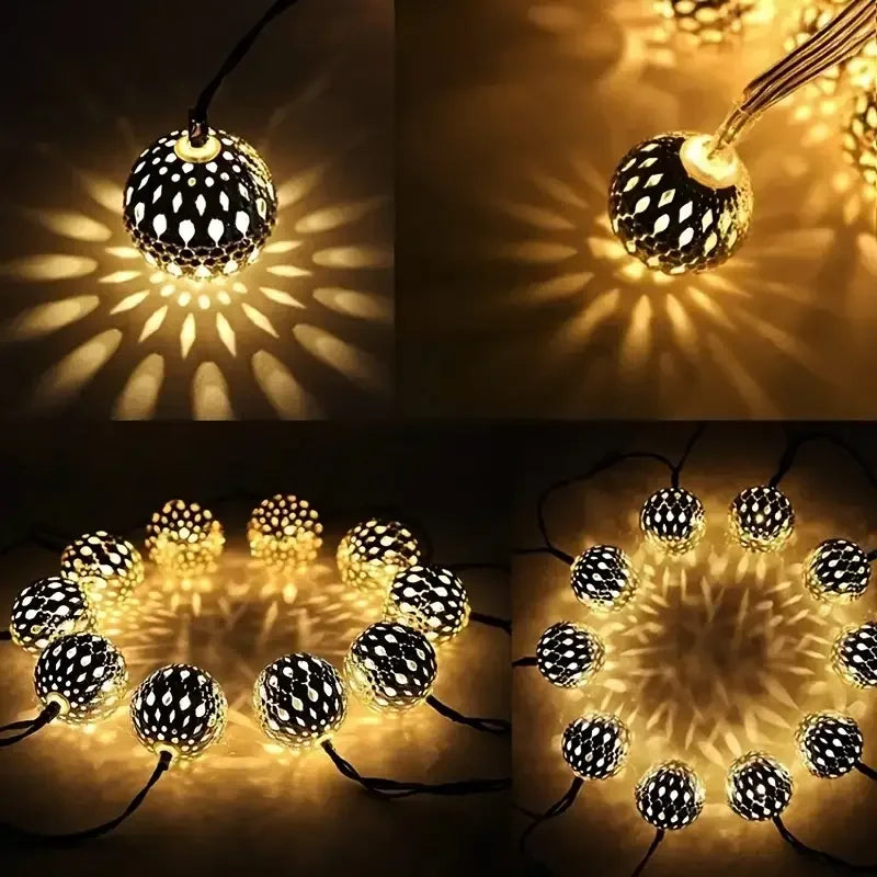 Lanterne Solaire Marocaine — Effet Vitrail Magique - photo 4