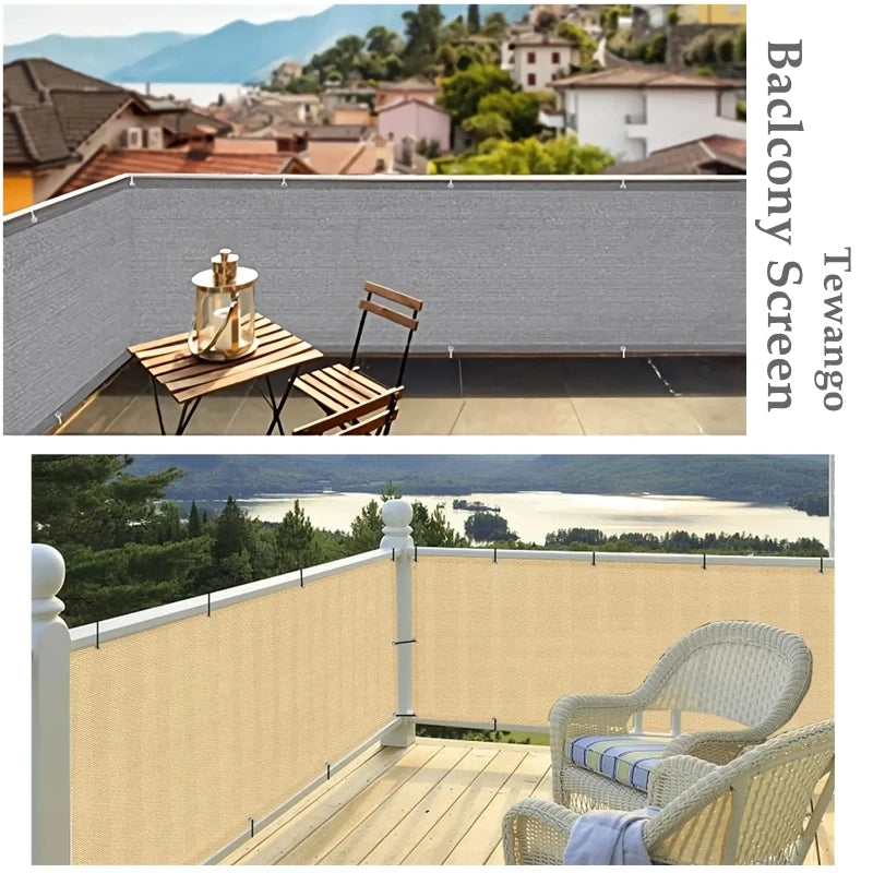 Brise-Vue Tissé Respirant 90% Ombrage — Multi-Tailles - photo 3