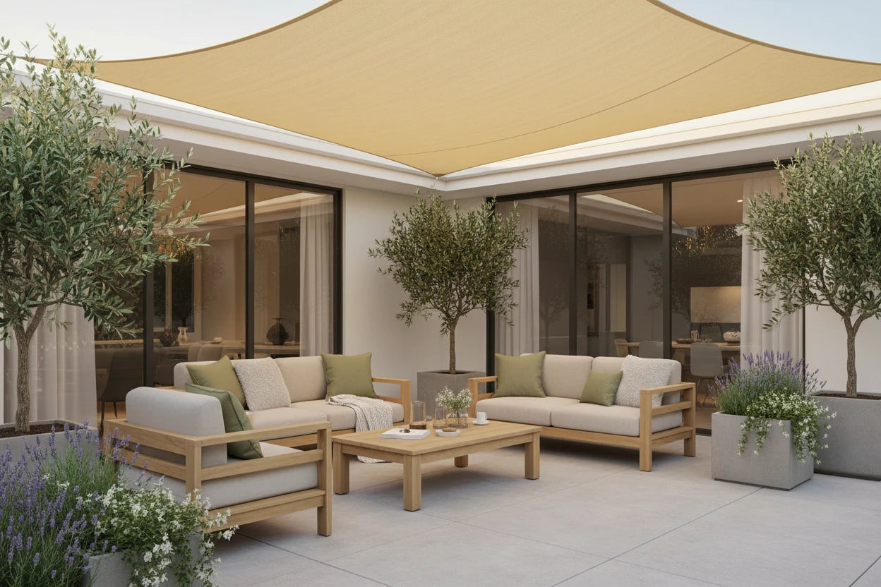 Voile d'Ombrage Beige Premium — Multi-Tailles - photo 5