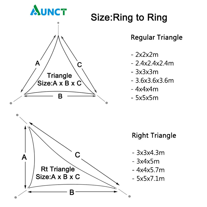 Voile d'Ombrage Triangle Imperméable Premium - photo 3