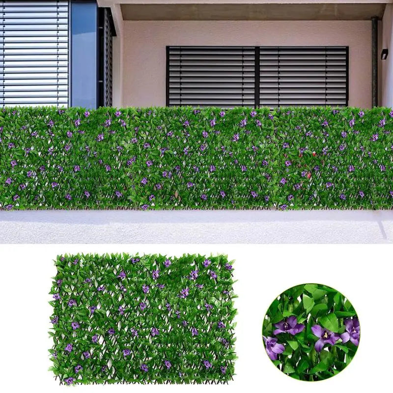 Haie Artificielle Brise-Vue — Mur Végétal Naturel - vue détaillée