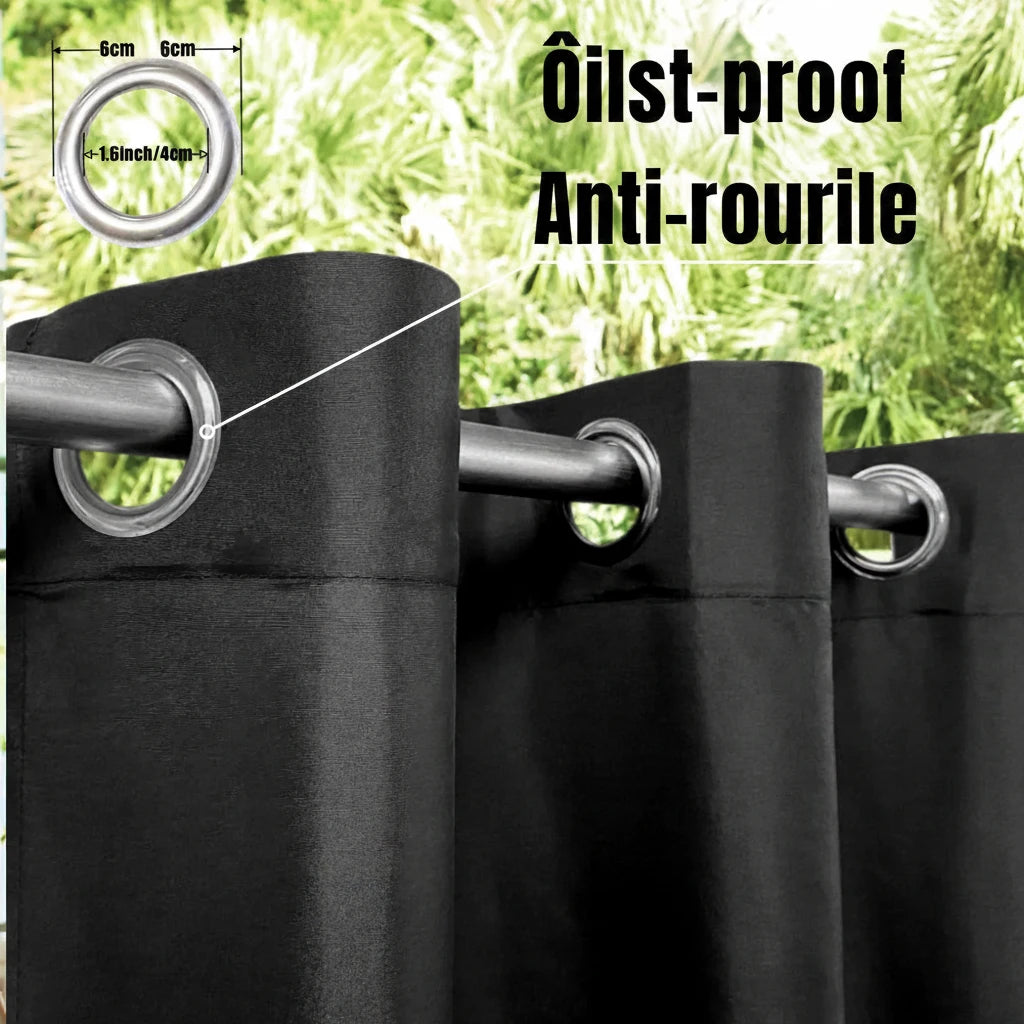 Rideau Brise-Vue Outdoor — Total Privacy & Imperméable - vue détaillée