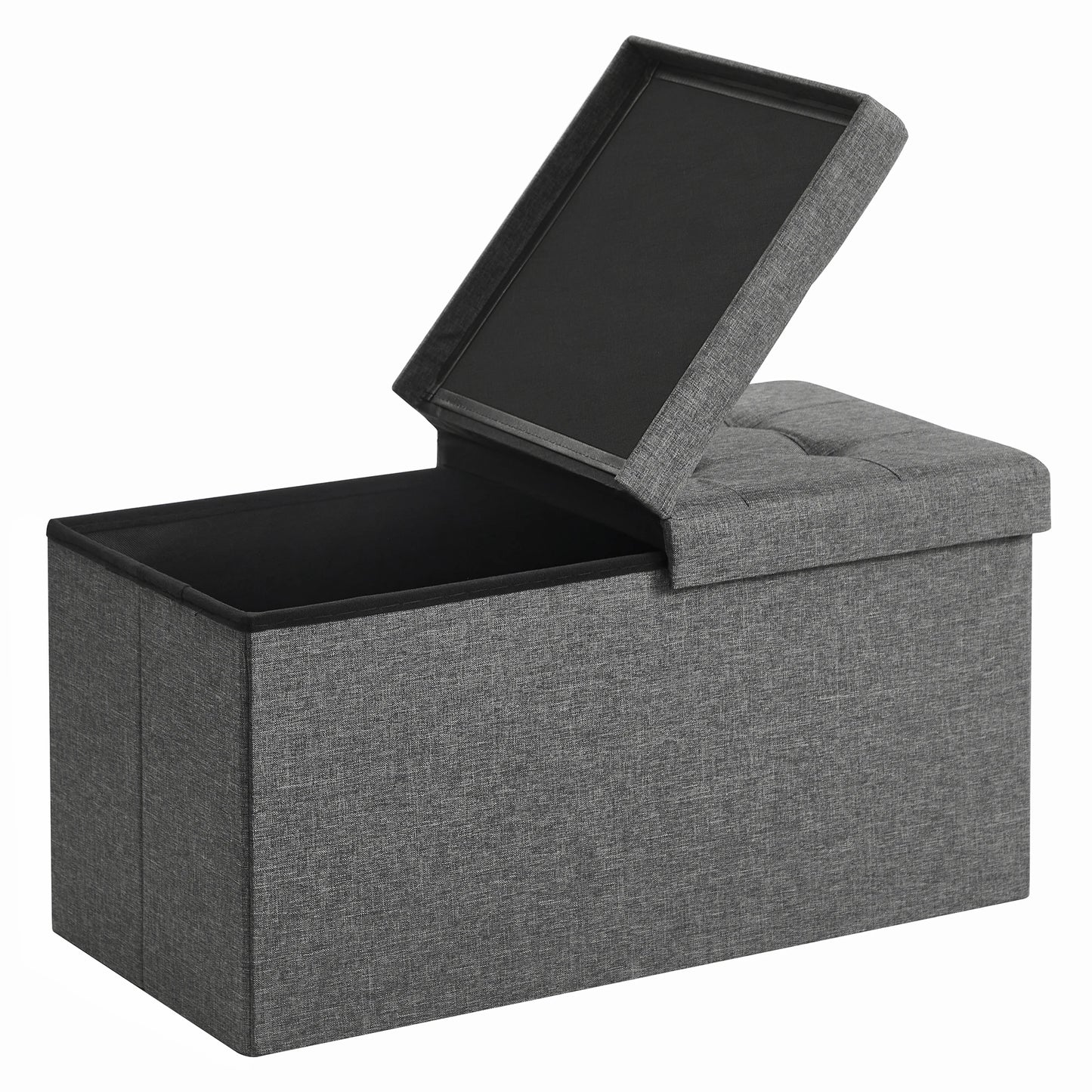 Banc Coffre Pliant 80L — Assise + Rangement Caché - dimensions