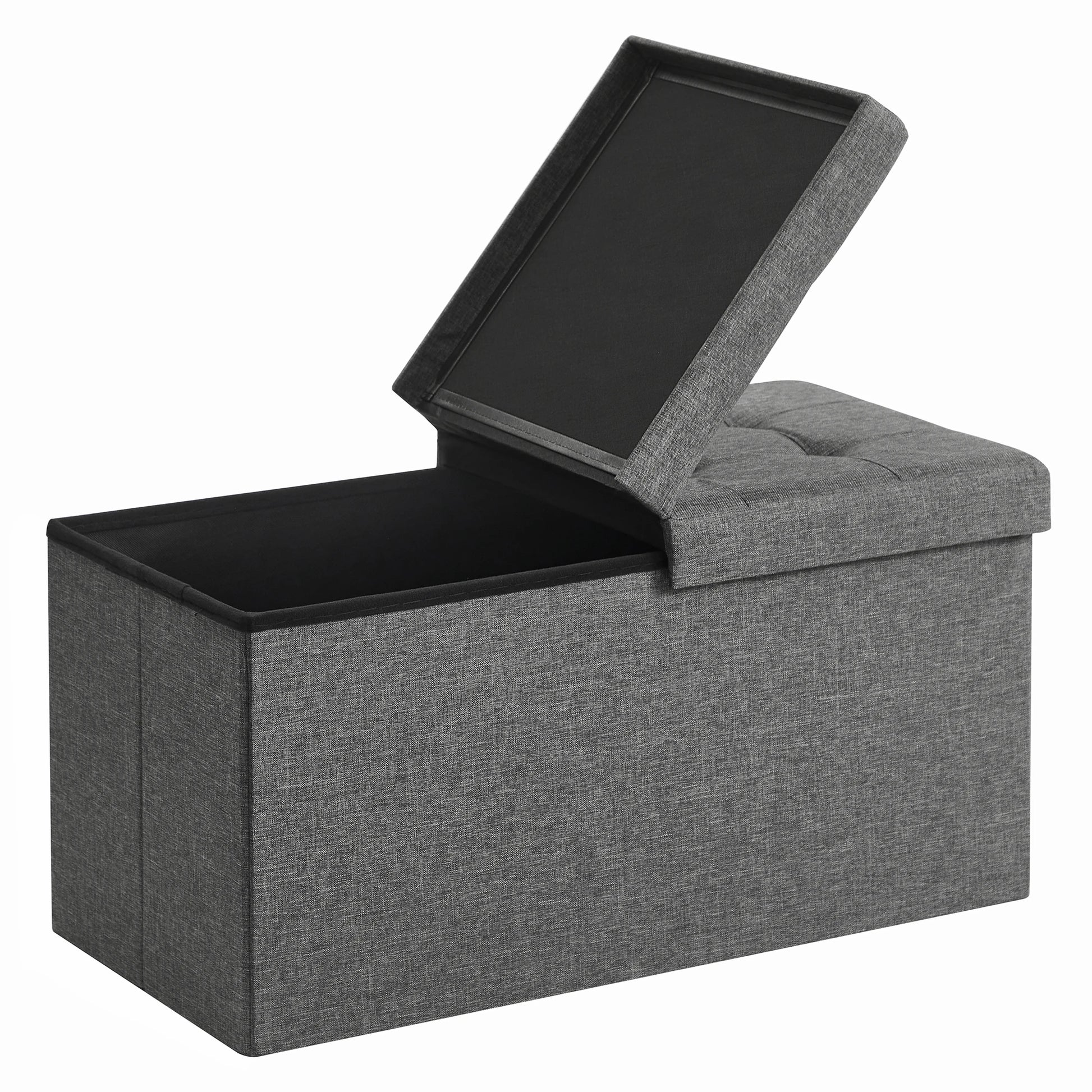 Banc Coffre Pliant 80L — Assise + Rangement Caché - dimensions