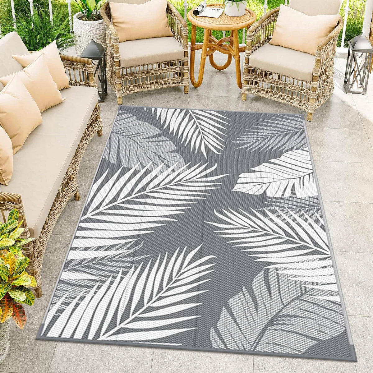 Tapis Réversible Outdoor Tissage Boho — XL - photo 6