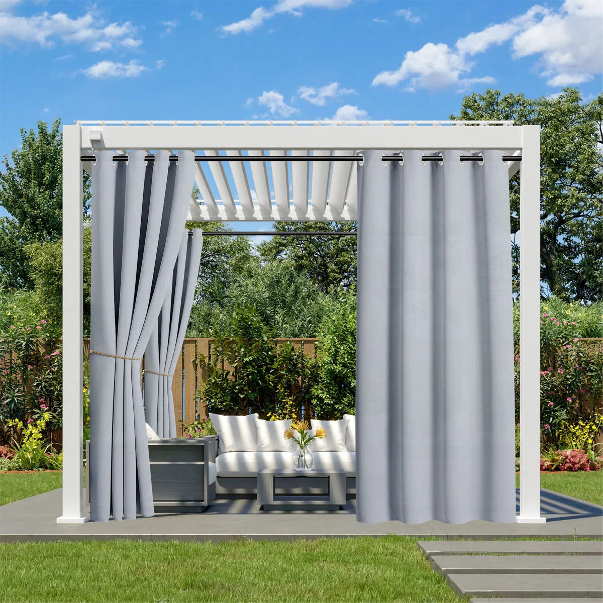 Rideau Outdoor Imperméable à Œillets — Plusieurs Tailles - photo 6
