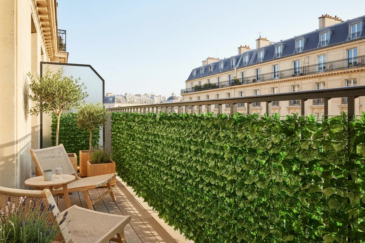 Lierre Artificiel — Mur Végétal Brise-Vue (1×3m) - vue principale