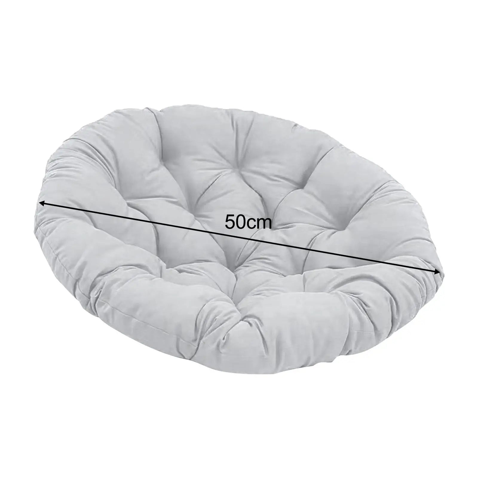 Coussin Rond Épais Ø50cm — Compatible Chaise Œuf - photo 6