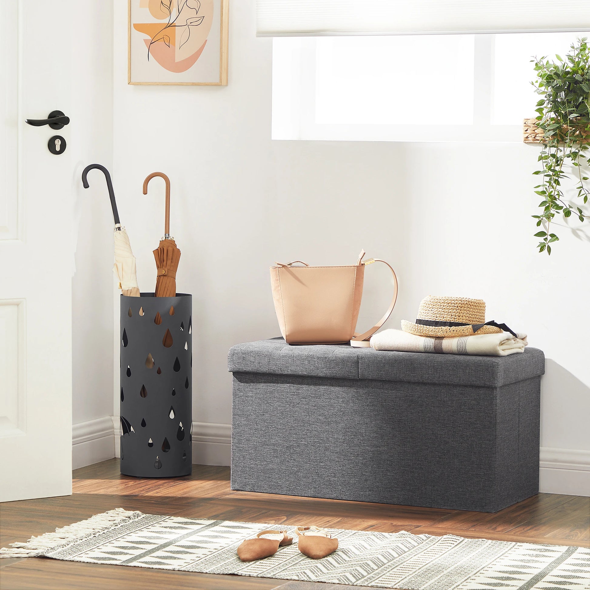 Banc Coffre Pliant 80L — Assise + Rangement Caché - photo 4