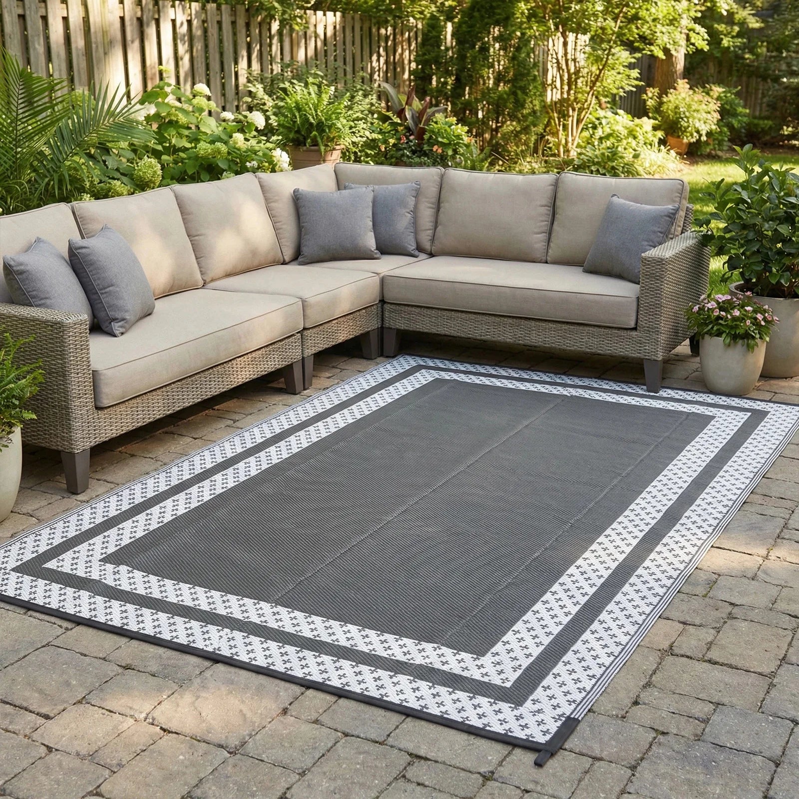 Tapis Extérieur XL avec Piquets — Style Boho Outdoor - photo 4
