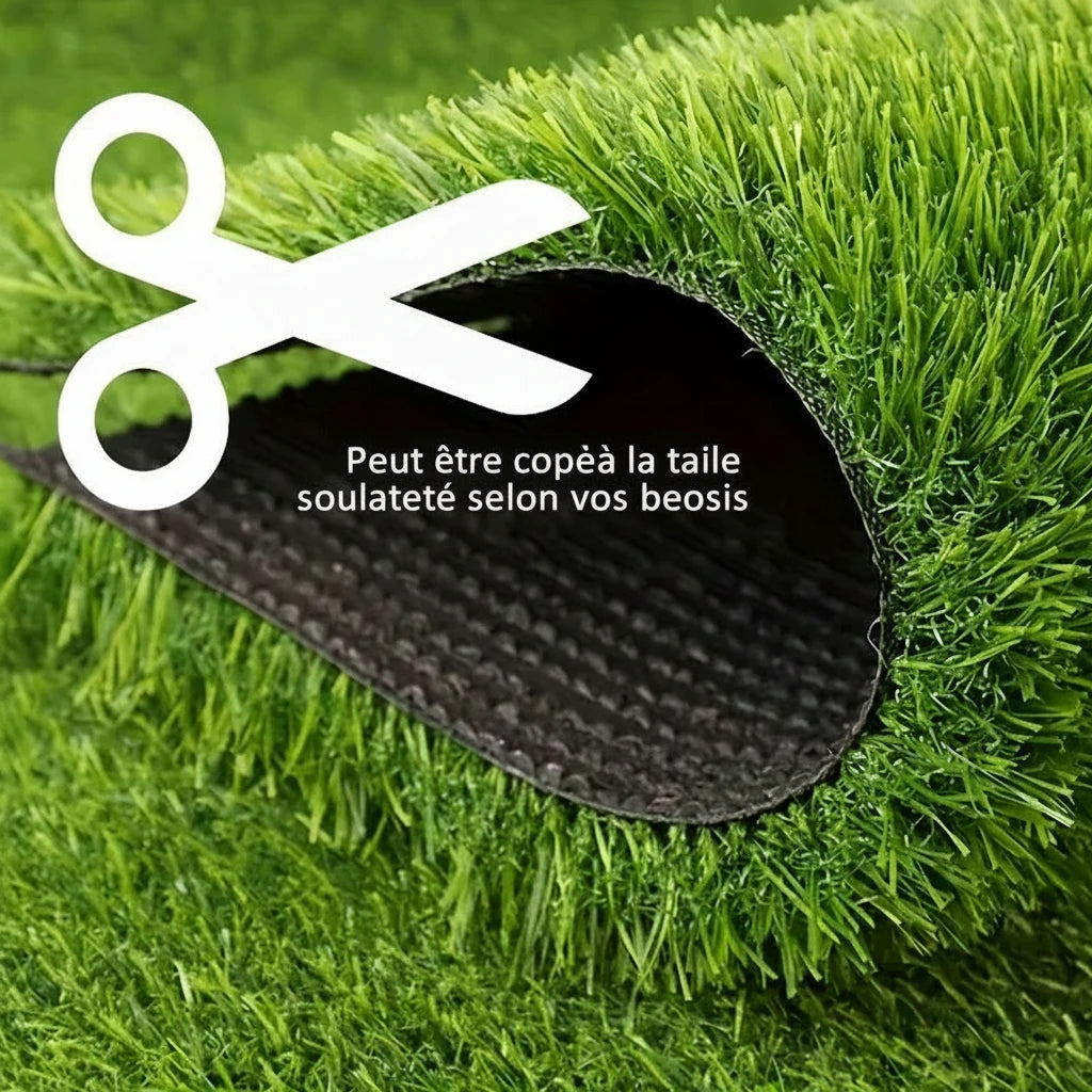 Gazon Synthétique Compact — Touche Verte Instantanée - vue détaillée