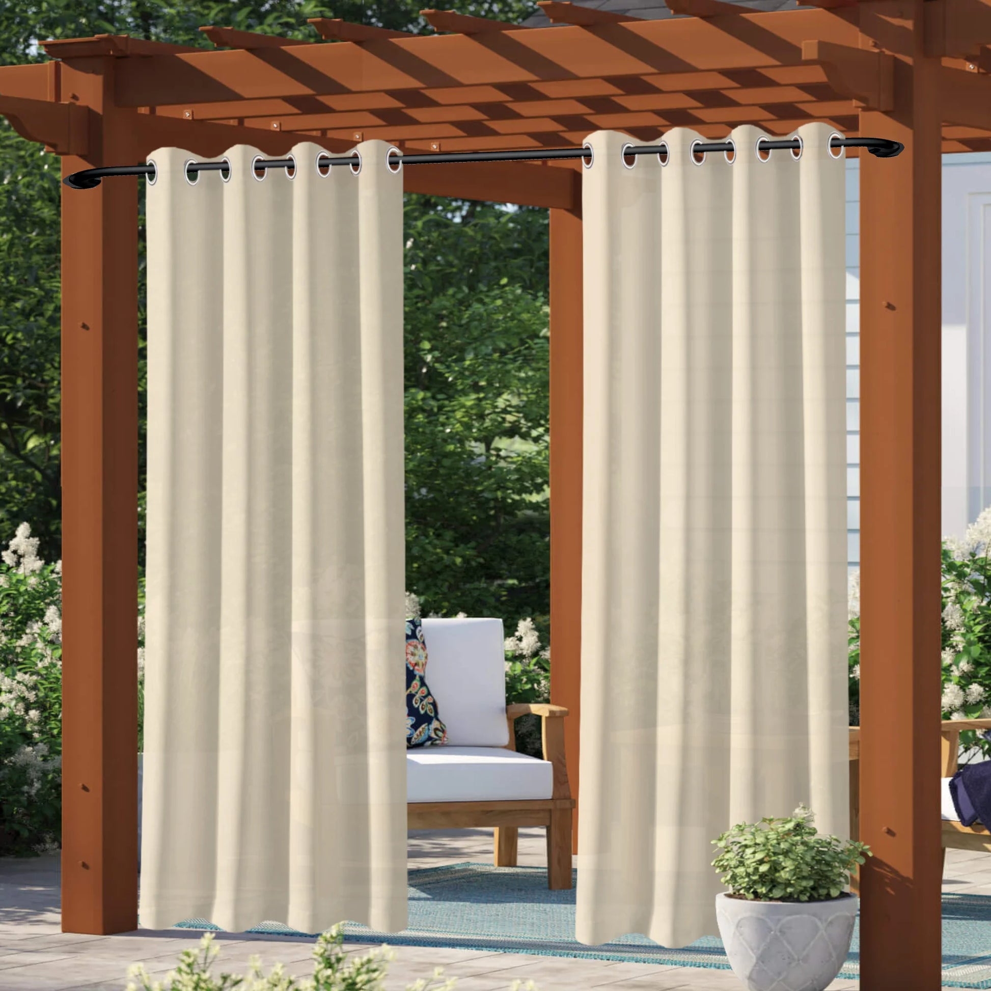 Rideau Brise-Vue Outdoor — Total Privacy & Imperméable - photo 4