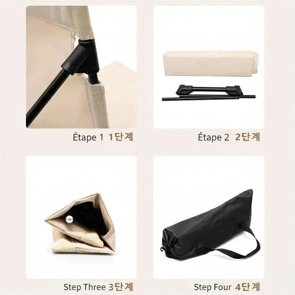 Chaise Pliante Lounge avec Coussin Confort - photo 3
